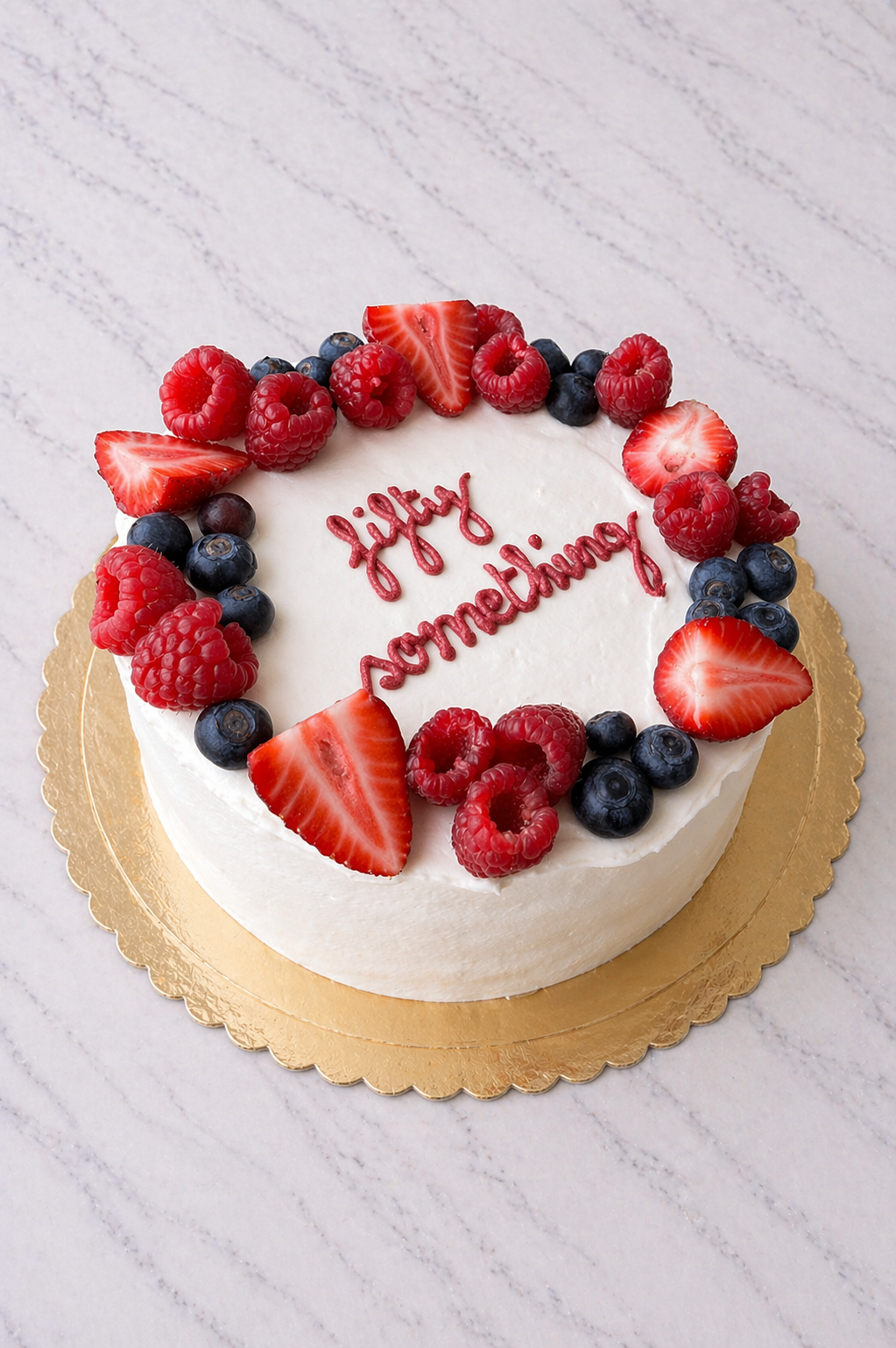 Naked Cake Fruits Rouges